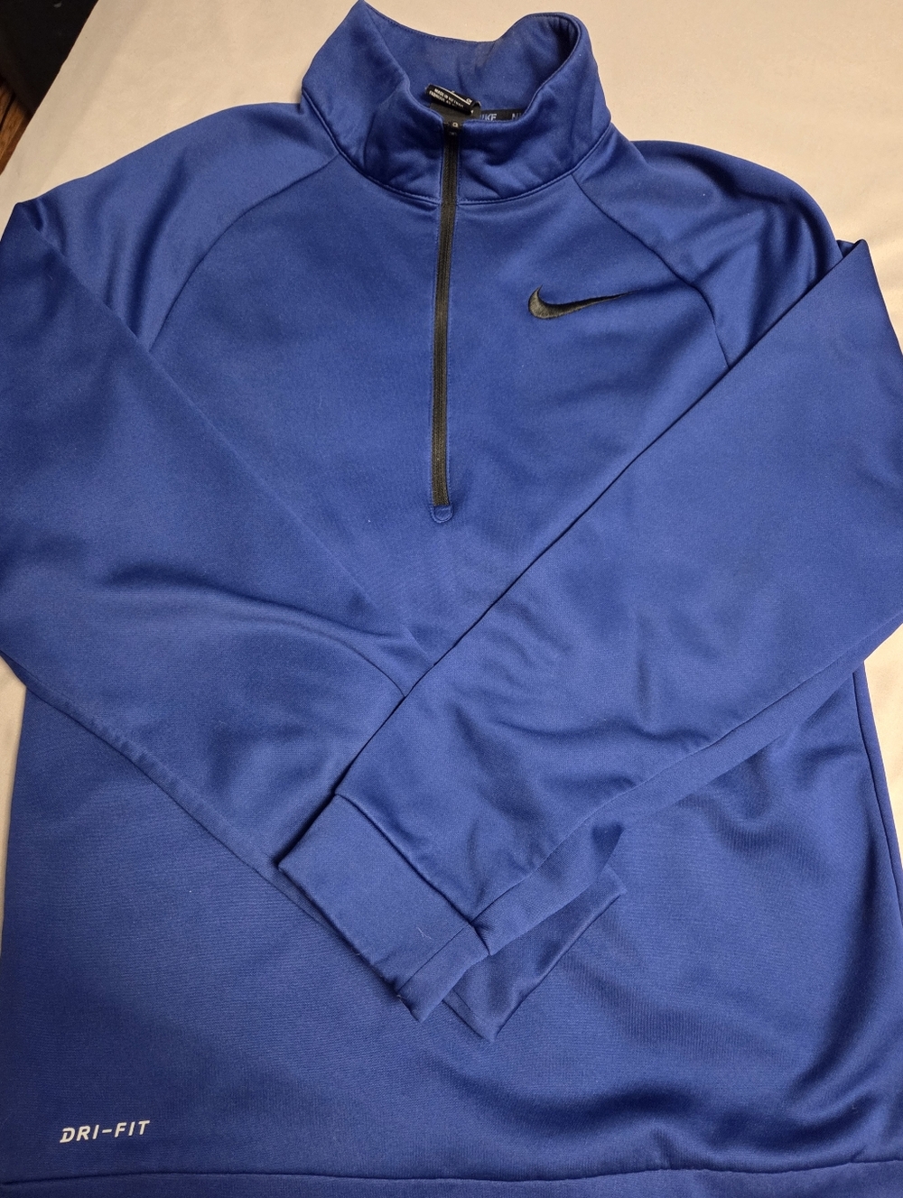 Nike Men’s Royal Blue Half-Zip Dri-FIT Pullover Jacket